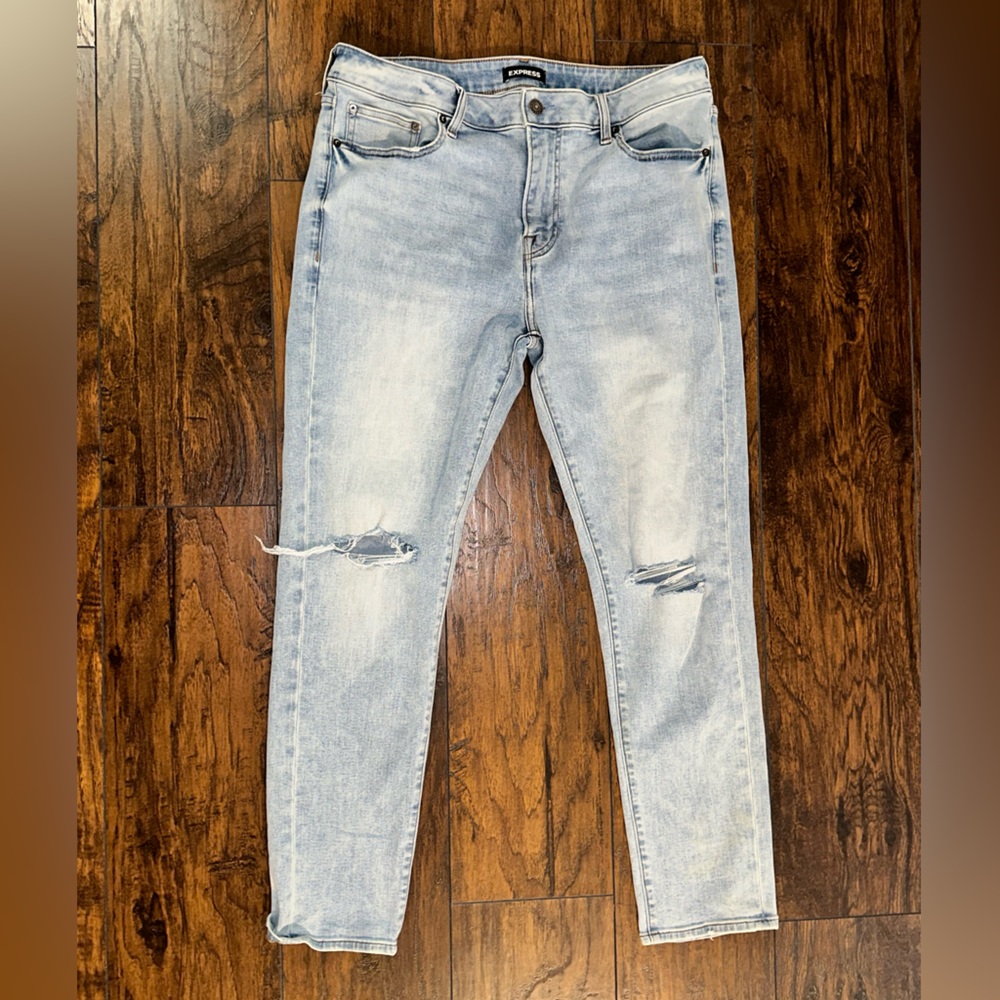 American Eagle Athletic Slim Ripped Jeans